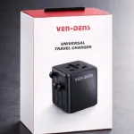 VEN-DENS 4 ইন 1 ট্রাভেল অ্যাডাপ্টার ও ফাস্ট চার্জার 2500W, EU/AU/UK/US