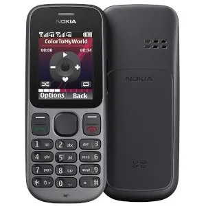 Nokia Asha 101 ডুয়াল সিম মোবাইল ফোন, কালো (রিফারবিশড)