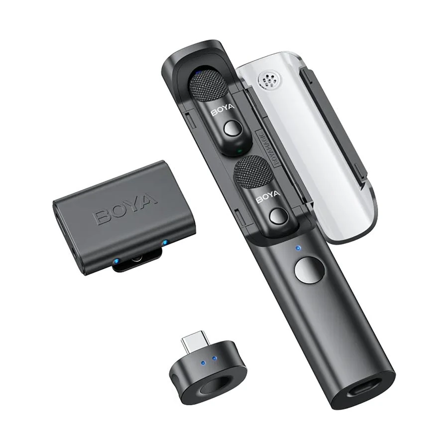 BOYA Magic-03 AI-Powered Transformable Wireless Microphone (2TX, 2RX)