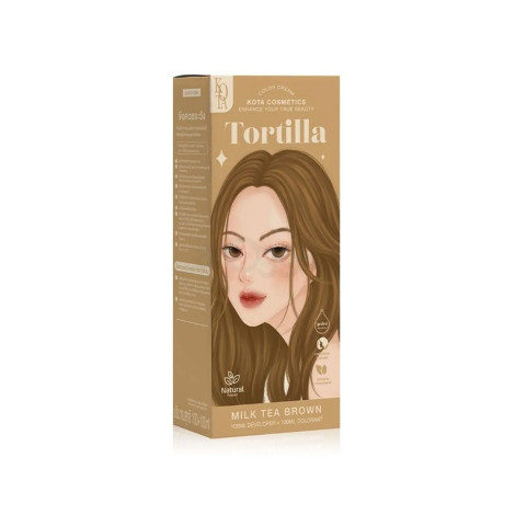 Kota হেয়ার কালার ক্রিম Tortilla - Milk Tea Brown