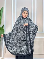 মহিলাদের ভিসকস কটন হিজাব 30 ইঞ্চি নিকাবসহ, 6 রং
