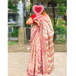 হাফ সিল্ক বুটিক শাড়ি