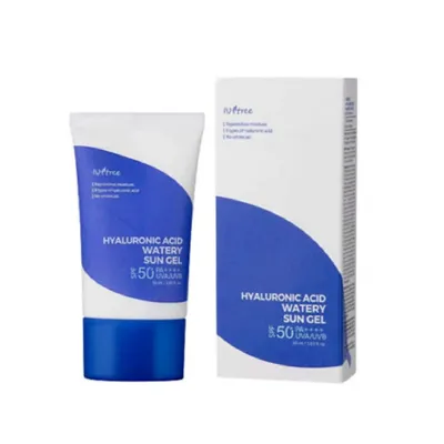 Isntree হায়ালুরোনিক অ্যাসিড ওয়াটারি সান জেল SPF50 50ml