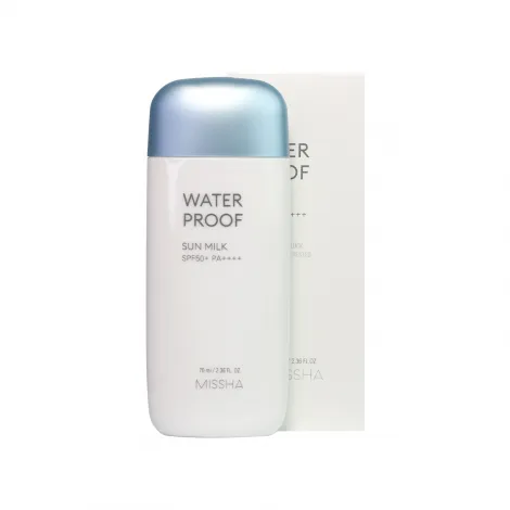 Missha ওয়াটারপ্রুফ সান মিল্ক SPF50+ PA++++ 70ml