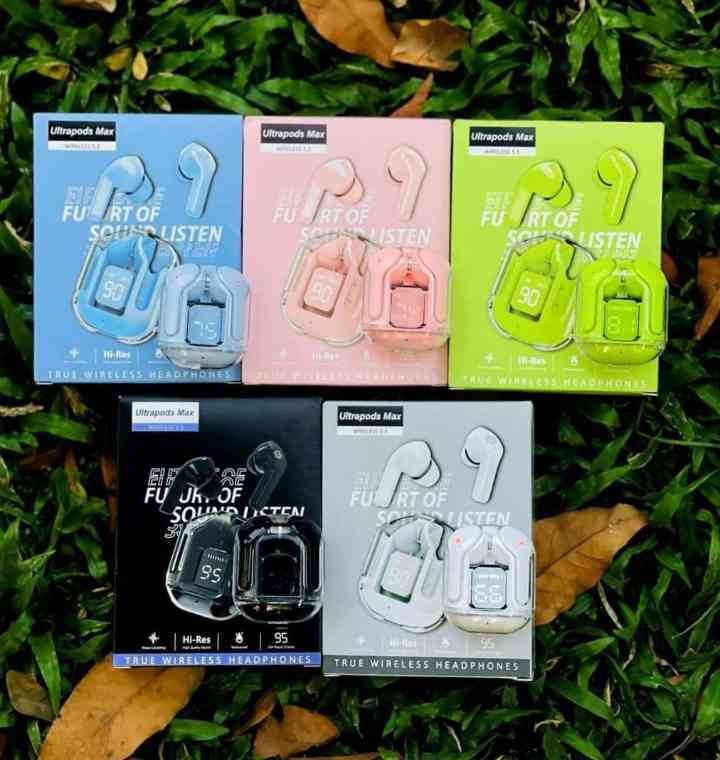 UltraPods Max Earbuds with 30 Hours Backup and LED Screen