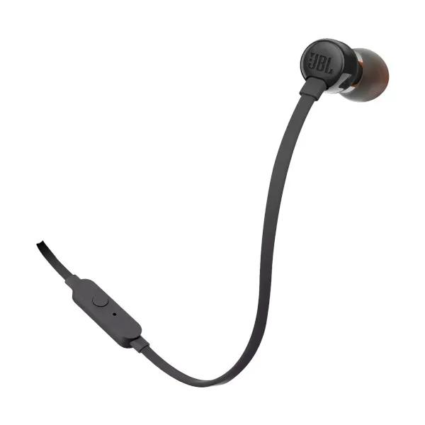 JBL TUNE 110 ওয়্যার্ড ইন-ইয়ার হেডফোন, কালো