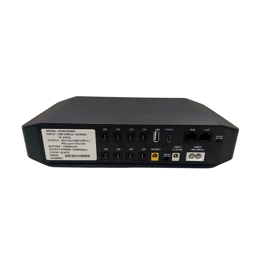 PC Power PCMU32000 32000mAh 120W Mini DC UPS