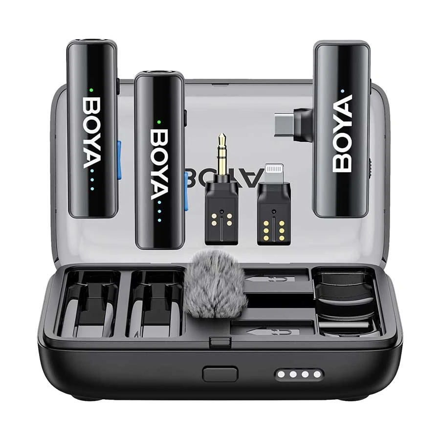 BOYA BOYALINK 2 3-in-1 Black Compact Wireless Microphone