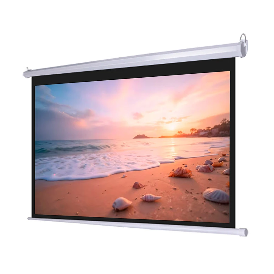 Dopah Motorized Projection Screen 192 x 192 Inch (16 X 16 ft.)