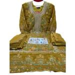 পাকিস্তানি ক্রেপ শিফন জর্জেট থ্রি পিস