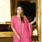 পাকিস্তানি ক্রেপ শিফন জর্জেট থ্রি পিস