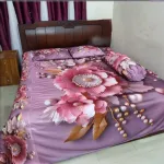 3D ডিজাইন ভেলভেট বেডশিট সেট, মডার্ন প্যাটার্ন