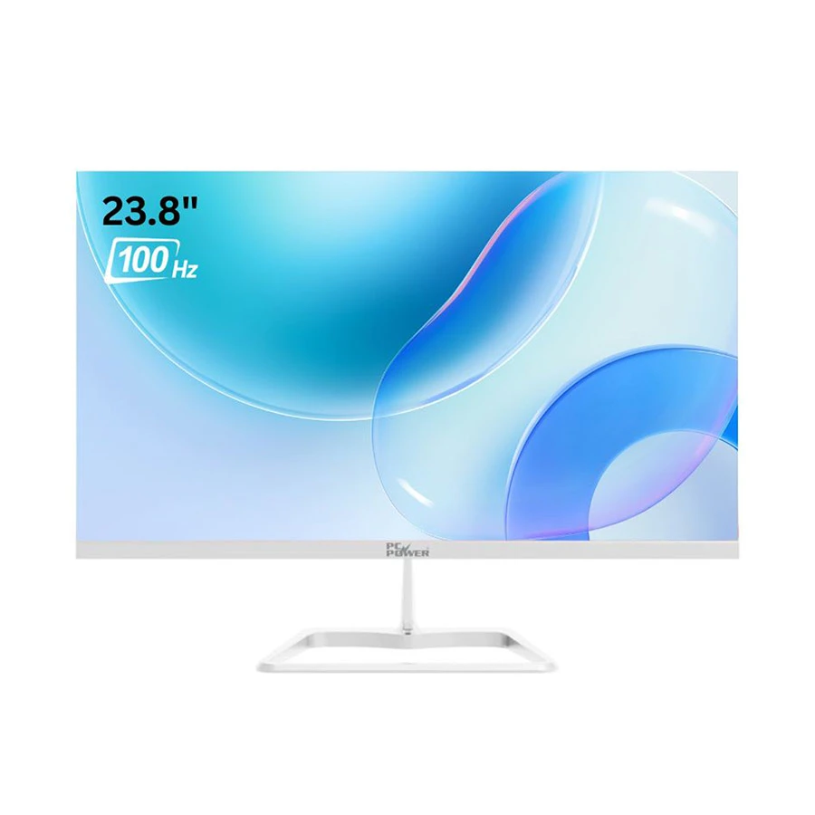 PC Power PCG24F100DW 23.8 Inch FHD IPS 100Hz White Gaming Monitor