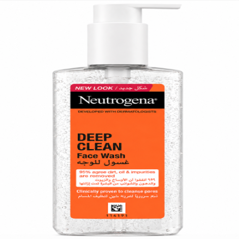 Neutrogena ডিপ ক্লিন জেল ওয়াশ 200ml