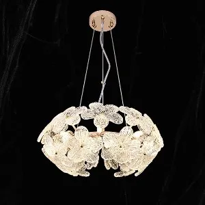 Qulik মডার্ন ফ্লোরাল গ্লাস স্পুটনিক ঝাড়বাতি (QL-70011-500)