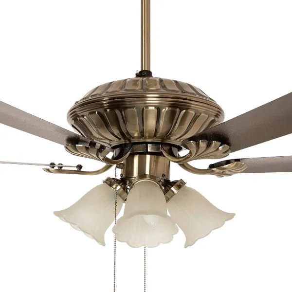 Crompton Jupiter 48 ইঞ্চি লাইট সহ ডেকোরেটিভ সিলিং ফ্যান (অ্যান্টিক ব্রাস) C-215