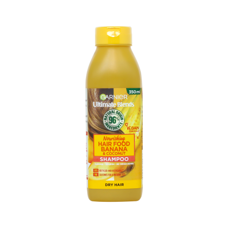 Garnier Ultimate Blends Hair Food ব্যানানা শ্যাম্পু 350ml