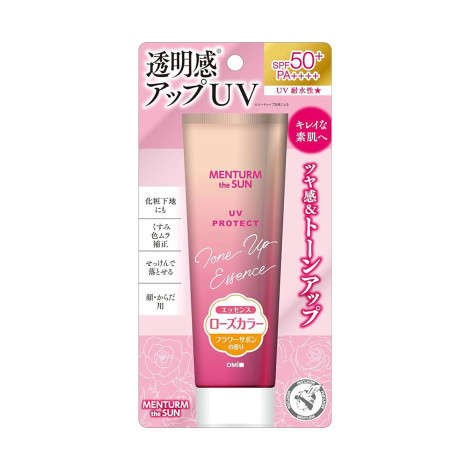 Omi Brotherhood Menturm The Sun টোন আপ UV এসেন্স সানস্ক্রিন রোজ SPF50+ PA++++ 80g