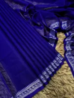 নকশী পাড়ের সুতি শাড়ি, আলাদা ব্লাউজ পিসসহ, 4 রং