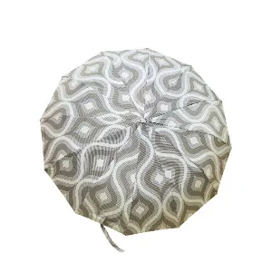 প্রিমিয়াম 12 রিব অটোমেটিক ছাতা, ফ্ল্যাশ লাইটসহ - সাদা
