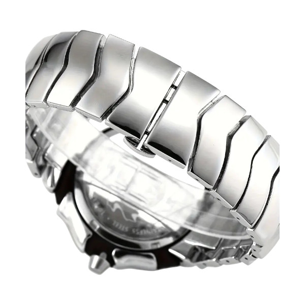 DENVOSI Premium Metal Watch – Bold Design (Silver Dial)