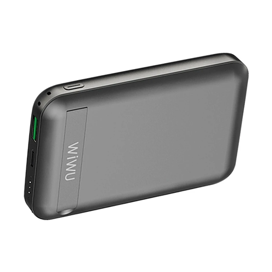 WiWU Snap Cube 10000mAh 22.5W MagSafe Qi Wireless Power Bank Black