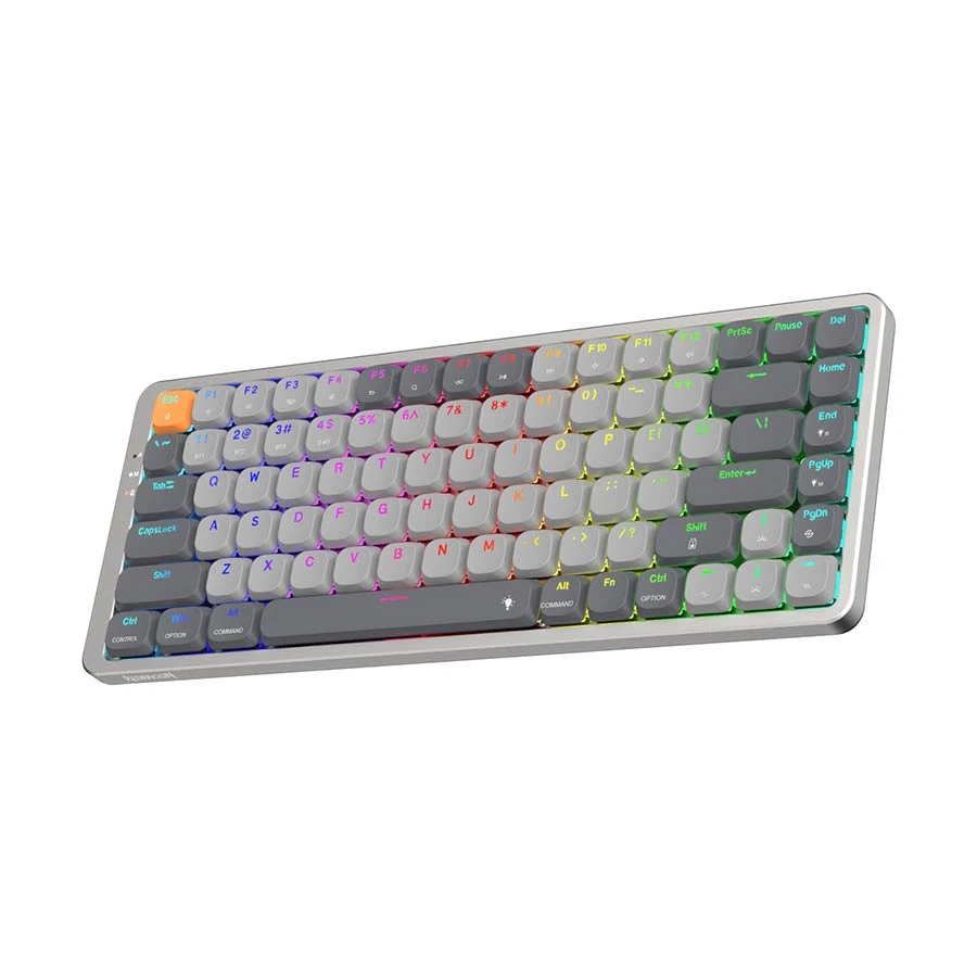 Redragon K652 Azure Low Profile Tri Mode Mechanical Keyboard White