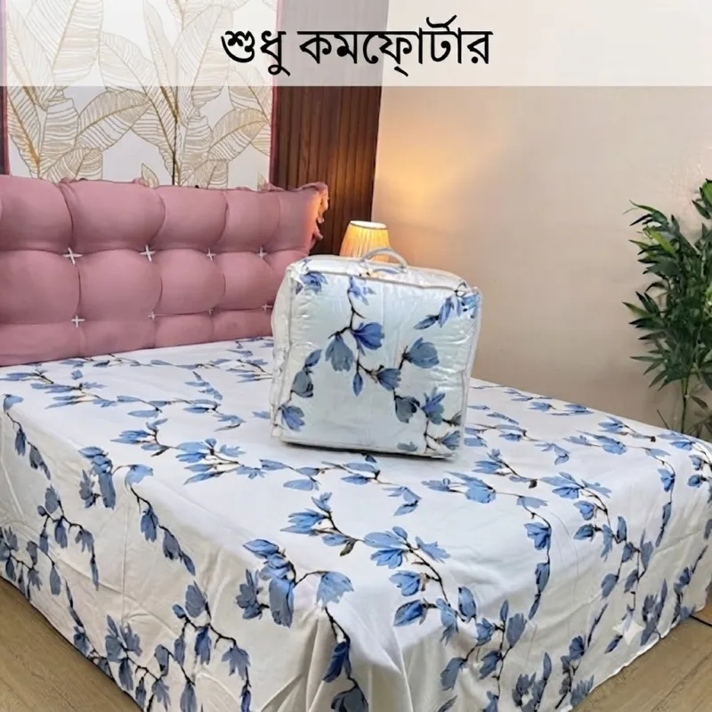 Digital Print Twill Comforter with 10 Ounce Feather Touch Fibre
