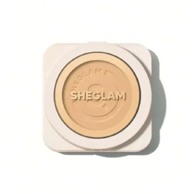 SHEGLAM স্কিন-ফোকাস হাই কভারেজ পাউডার ফাউন্ডেশন - শেল