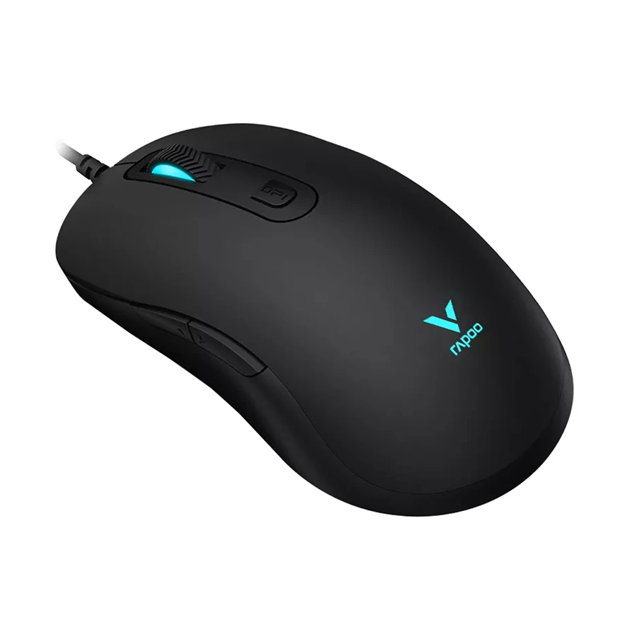 Rapoo V16RGB Wired Black Optical Gaming Mouse