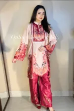 Women's Cotton Silk Dress Set, Sizes 38 to 46, 3 Colours