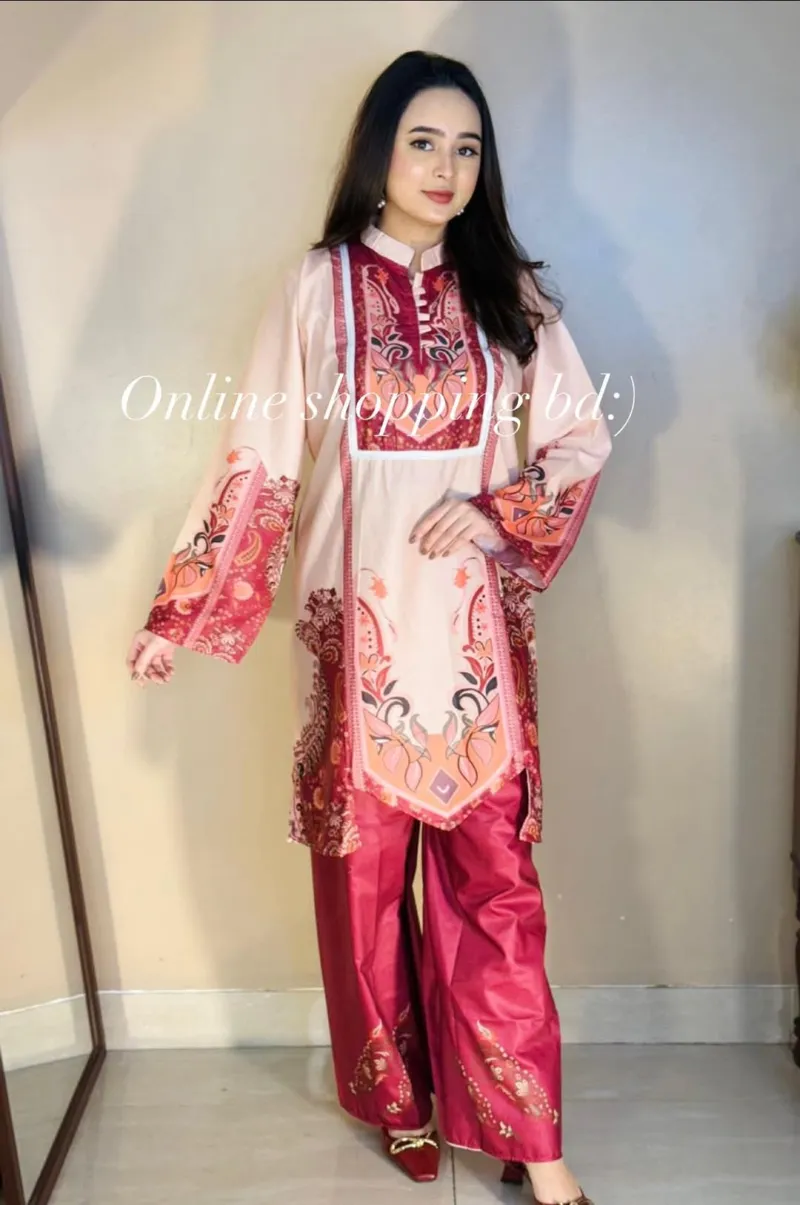 Women's Cotton Silk Dress Set, Sizes 38 to 46, 3 Colours