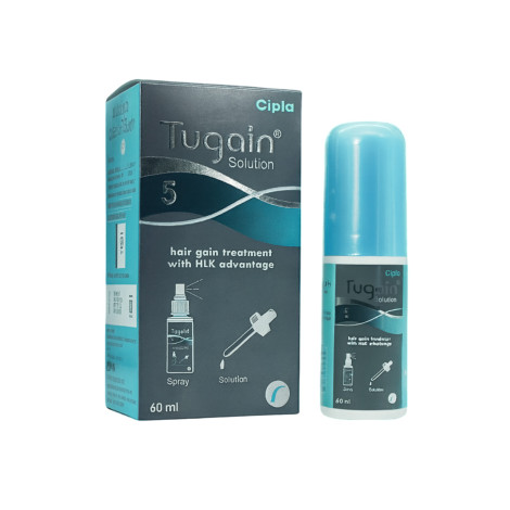 Tugain 5% সলিউশন হেয়ার গেইন ট্রিটমেন্ট 60ml