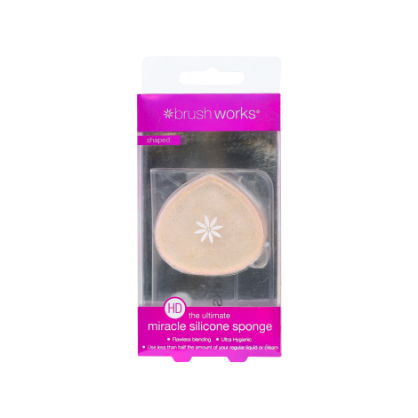 Brushworks HD Miracle Silicone Shaped Sponge (USA)