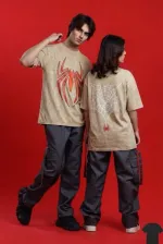 Men's Acid Wash Oversized Drop Shoulder Tee, 240+ GSM, 6 Colours