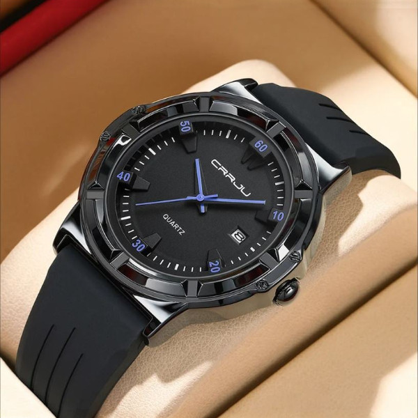 Crrju 5030 Premium Silicone Strap Watch