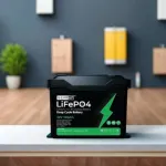 GearUP 12V 100Ah LiFePO4 লিথিয়াম ব্যাটারি, স্মার্ট BMS ও Bluetooth সহ