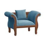 Regal FRANCISCO কাঠের সিঙ্গেল সোফা SSC-375-3-1-20 (ফ্যাব্রিক 2159)