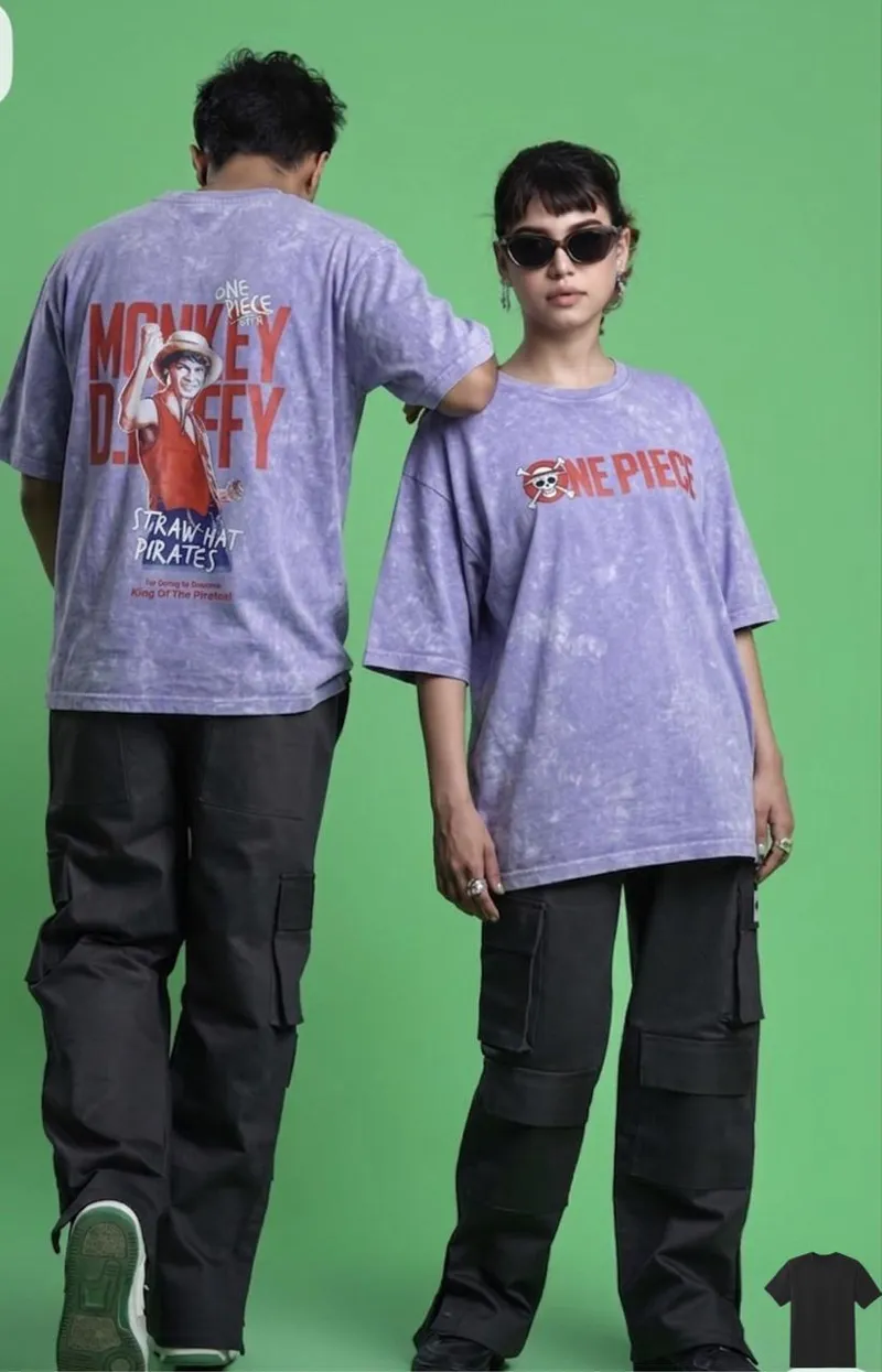 Men's Acid Wash Drop Shoulder T-Shirt, 240+ GSM, Crew Neck