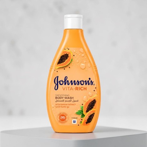 Johnson's Vita Rich With Papaya Extract Smoothing Body Wash 400ml (Italy)