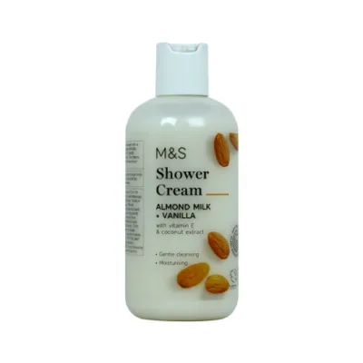 M&S অ্যালমন্ড মিল্ক + ভ্যানিলা শাওয়ার ক্রিম 250 মিলি