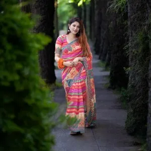 চান্দুরি সিল্ক শাড়ি