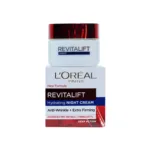 L'Oreal Revitalift Multi-Lift অ্যান্টি রিঙ্কেল + এক্সট্রা ফার্মিং হাইড্রেটিং নাইট ক্রিম 50ml