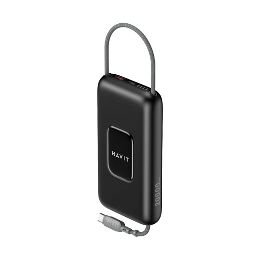 Havit PB35 20000mAh 22.5W Power Bank with LED Indicator Black+Gray
