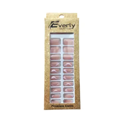 Everly Natural ফেক নেইল 24 পিস - H209