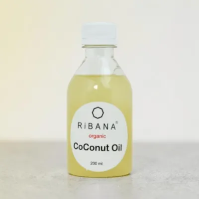 Ribana অর্গানিক কোকোনাট অয়েল (নারকেল তেল) 200ml