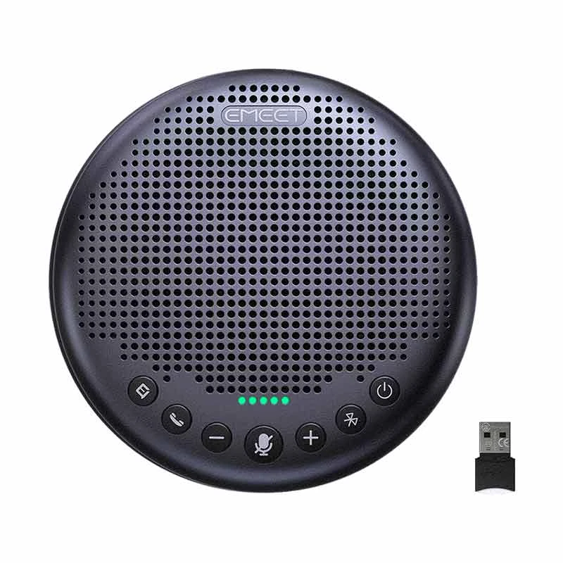 EMEET OfficeCore Luna Plus Bluetooth USB Speakerphone Black