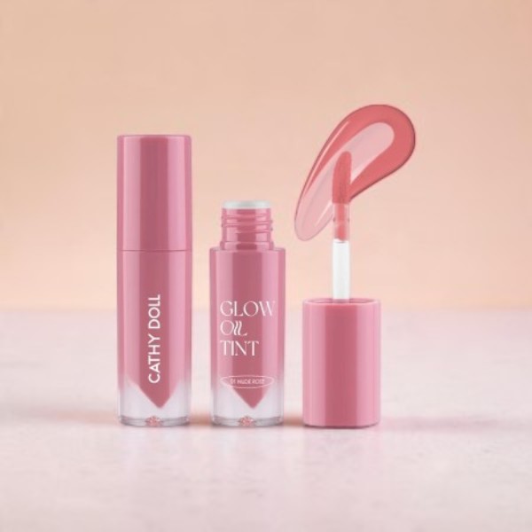 Cathy Doll গ্লো অয়েল লিপ টিন্ট, শেড 01 Nude Rose