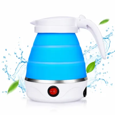 ট্রাভেলিং ফোল্ডিং কেটলি 600ml – পোর্টেবল সিলিকন ইলেকট্রিক ওয়াটার বয়লার