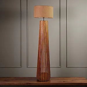 কাঠের ফ্লোর ল্যাম্প